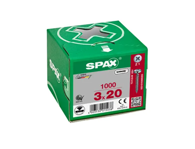 TORNILLO SPAX CP WIROX Z1 TR 3,0X20 CAJA (1000UDS)