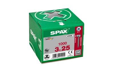 TORNILLO SPAX CP WIROX Z1 TR 3,0X25 CAJA (1000UDS)