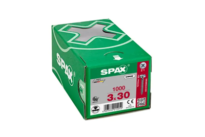 TORNILLO SPAX CP WIROX Z1 TR 3,0X30 CAJA (1000UDS)