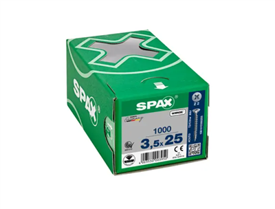 TORNILLO SPAX CP WIROX Z2 TR 3,5X25 CAJA (1000UDS)