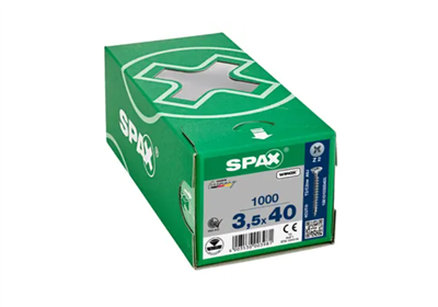 TORNILLO SPAX CP WIROX Z2 TR 3,5X40 CAJA (1000UDS)