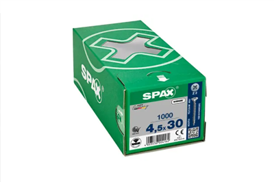 TORNILLO SPAX CP WIROX Z2 TR 4,5X30 CAJA (1000UDS)