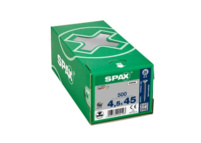 TORNILLO SPAX CP WIROX Z2 TR 4,5X45 CAJA (500UDS)