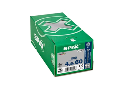 TORNILLO SPAX CP WIROX Z2 TR 4,5X60 CAJA (500UDS)