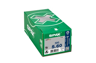 TORNILLO SPAX CP WIROX Z2 TR 5,0X60 CAJA (500UDS)