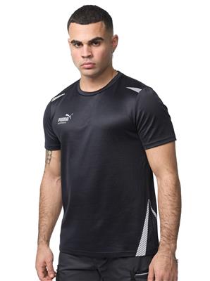 PUMA CAMISETA TERGAL M/CORTA NEGRA T-L (30-02-12)