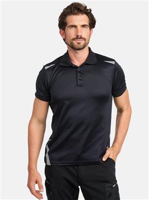 PUMA POLO TERGAL M/CORTA NEGRO T-M (30-04-12)