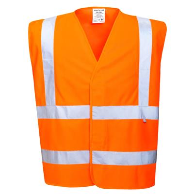 CHALECO A.V. ANTIEST./IGNIFUGO FR71 L/XL NARANJA