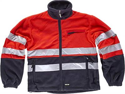 FORRO POLAR C4027 A.V. MARINO/ROJO BANDA REF. T-L