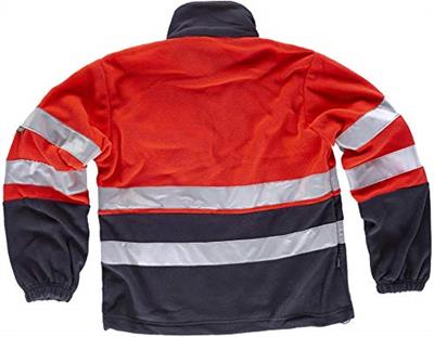 FORRO POLAR C4027 A.V. MARINO/ROJO BANDA REF. T-L