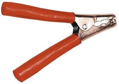 PINZA ROJA PARA BATERIAS ACERO 120A