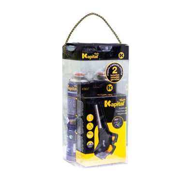 PACK SOPLETE KAPITAL KT737 + 2 BOMB. ENCEND. PIEZO