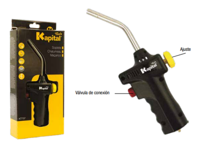 PACK SOPLETE KAPITAL KT737 + 2 BOMB. ENCEND. PIEZO