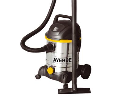 ASPIRADOR AYERBE 1300W INOX 20L BY-PASS (587040)