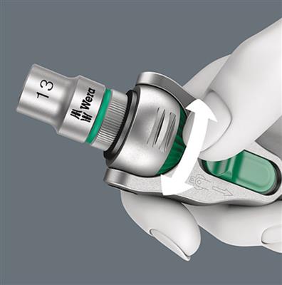 WERA LLAVE CARRACA 1/4" ZYKLOP 8000 A (05073260001