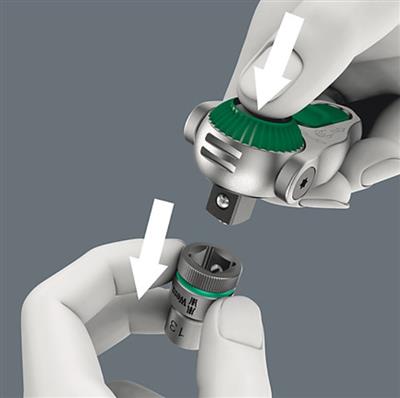 WERA LLAVE CARRACA 1/4" ZYKLOP 8000 A (05073260001