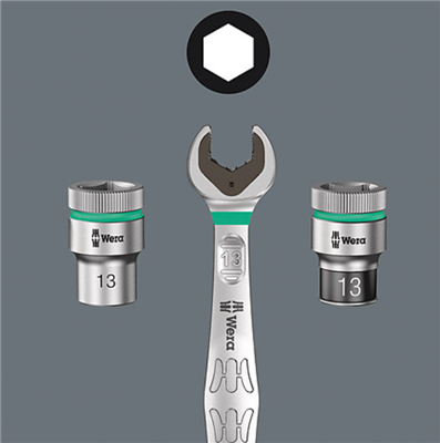 WERA JGO. CARRACA 1/4" ZYKLOP 8100 SA (05003755001