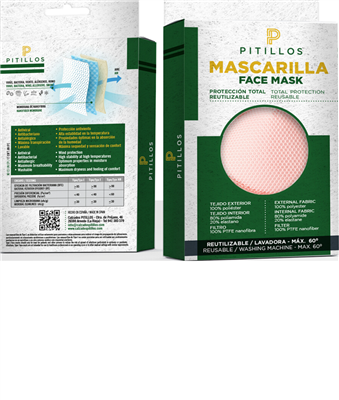 MASCARILLA LAVABLE LISA FUTBOL T-M (M1R)