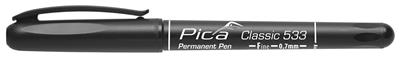 ROTULADOR PERMANENTE PICA NEGRO FINO (533/46)
