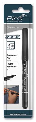 ROTULADOR PERMANENTE PICA NEGRO FINO (533/46)