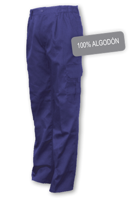 PANTALON ALGODON CLASICO AZULINA T-54