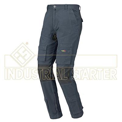 PANTALON ALGODON ISSA 8738D STRETCH ON AZUL T-XL