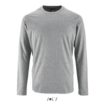 CAMISETA ALGODON M/LARGA LONG GRIS VIGORE T-3XL