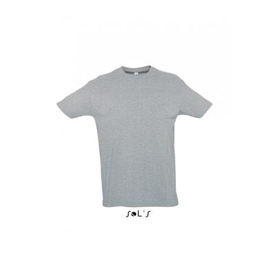 CAMISETA ALGODON M/CORTA PREMIUM GRIS VIGORE T-3XL