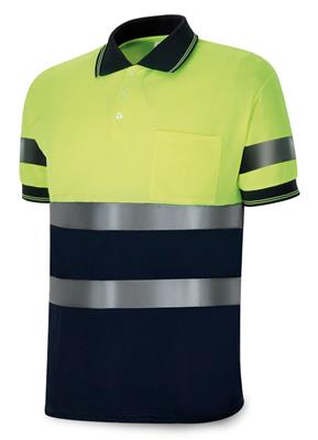 POLO A.V. M/CORTA 1288PAVXMCYFA AZ. M./AMAR. T-S