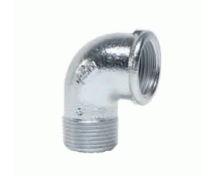 CODO 90º 1 1/2" MACHO-HEMBRA GALVANIZADO