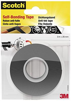 3M CINTA AUTOSELLANTE 4704A 25MMX3M NEGRA