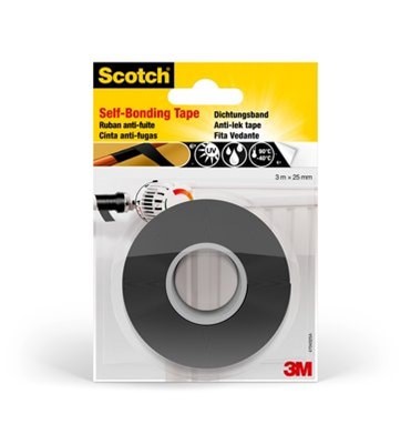3M CINTA AUTOSELLANTE 4704A 25MMX3M NEGRA