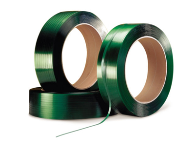 FLEJE POLIESTER 15,5X0,59MM VERDE 2400M ØINT 405MM
