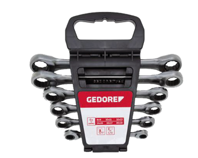 GD JUEGO LLAVE COMBINADA CARRACA 6UD 8-19 (3301084