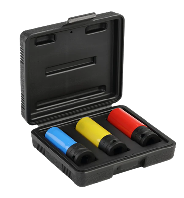 GD JUEGO LLAVES VASO IMPACTO 1/2" 3 PZAS (3300578)