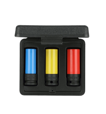 GD JUEGO LLAVES VASO IMPACTO 1/2" 3 PZAS (3300578)