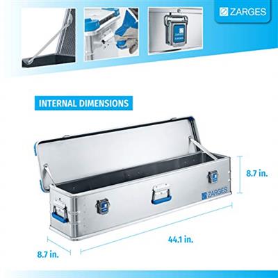 ARCON ALUMINIO ZARGES 1200X300X250MM EUROBOX(40710