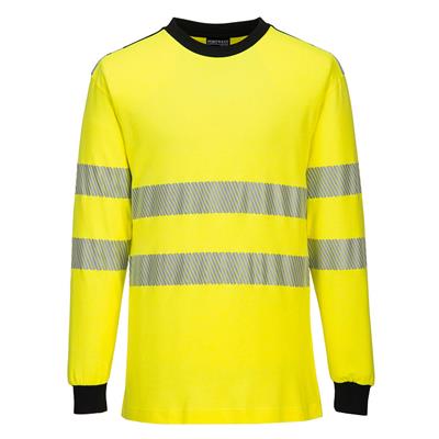 CAMISETA PW A.V. ML IGNIFUGA FR701 AMAR./NEGRO T-L