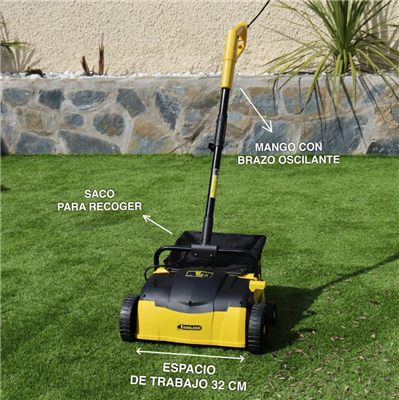 PEINADORA CESPED ARTIFICIAL GARLAND 1400W 302E-V19