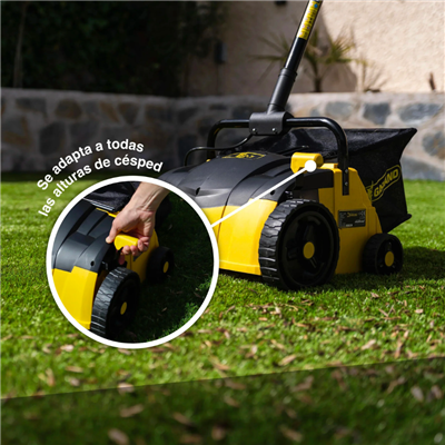 PEINADORA CESPED ARTIFICIAL GARLAND 1400W 302E-V19