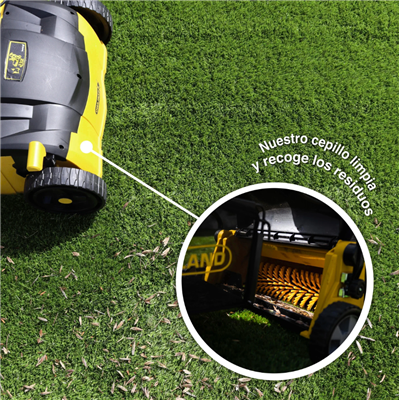 PEINADORA CESPED ARTIFICIAL GARLAND 1400W 302E-V19