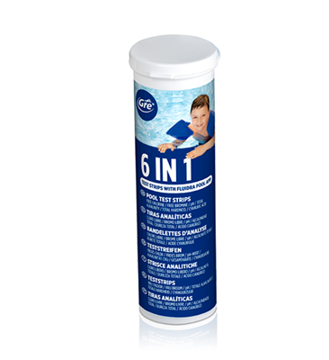 TIRAS ANALISIS 6 EN 1 CLORO Y PH GRE (76200G)