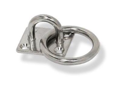 ASA FIJA CUADRADA  C/ANILLA INOX. Ø5MM 0067-8205