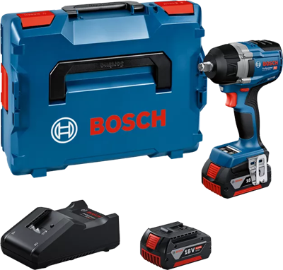 BOSCH LLAVE IMPACTO GDS 18V-750+2 BAT 5.0AH