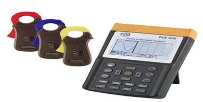 Analizador de potencia y armónicos PCE-830-1