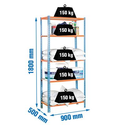 MADERCLICK 5/500 AZUL/NARANJA/MADERA