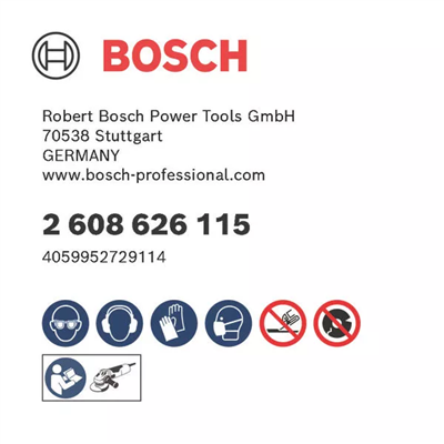 BOSCH CUBO 100 DISCOS CORTE 115x1 MM+AMOLADORA