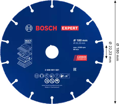 BOSCH DISCO EXPERT MULTIWHEEL Ø230MM