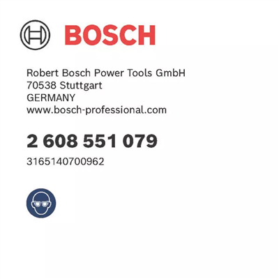 BOSCH SET 6 VASOS 1/4" LONG.50MM