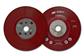 3M PLATO SOPORTE Ø115MM M14 ROJO ESTRIADO (64860)